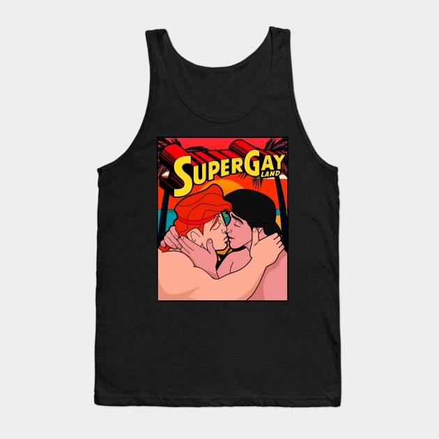 Love is Love Supergayland Design Tank Top by RendyPratama